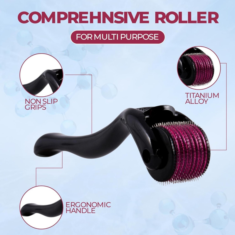 Derma Roller with Needles Hair Growth & Scalp Treatment