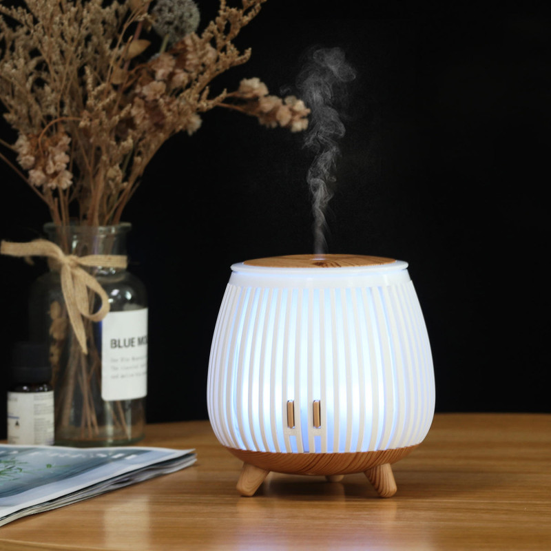 Nordic Wood Style Aroma Diffuser Ultrasonic Essential Oil Humidifier