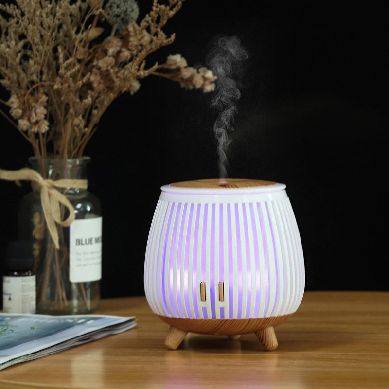 Nordic Wood Style Aroma Diffuser Ultrasonic Essential Oil Humidifier
