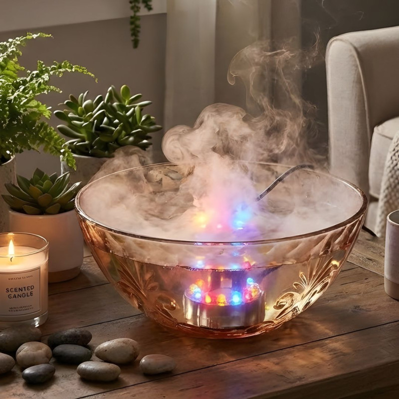 Electric Mist Maker Motor with LED Ultrasonic Fogger Humidifier