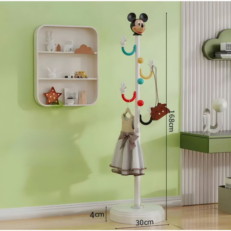 Mickey Mouse Cloth Stand Metal Heavy Duty Garment Rack