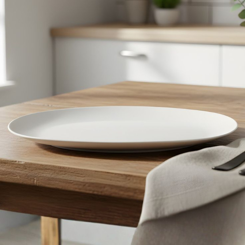 Melamine White Rectangle Serving Tray