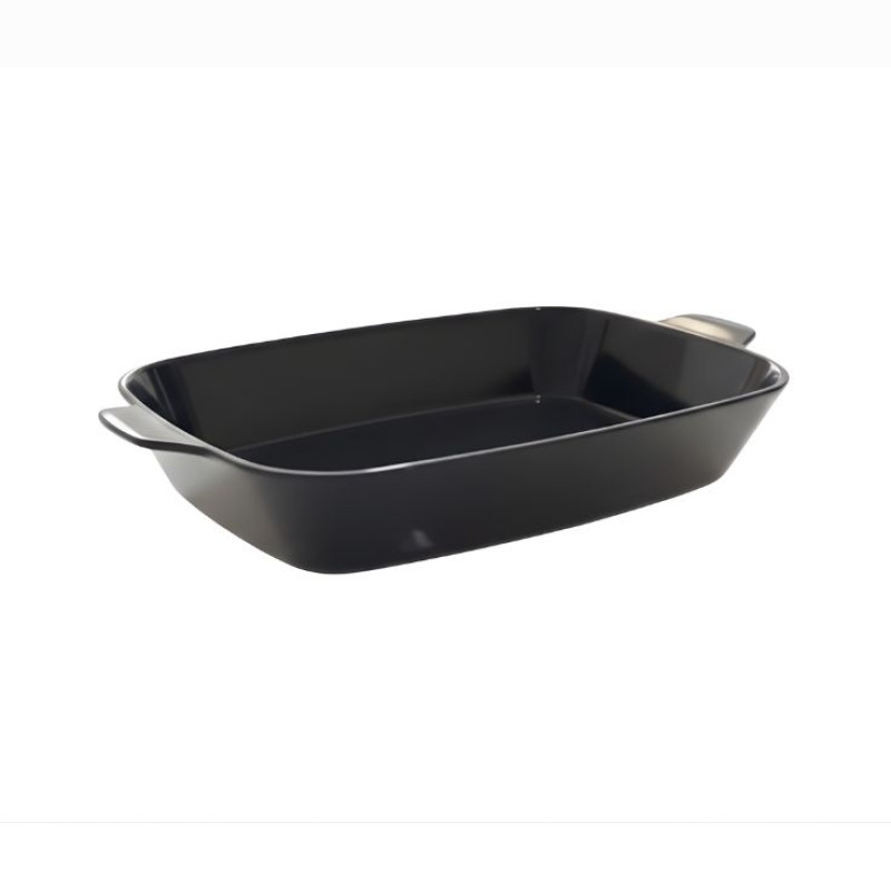 Melamine Black Rectangle Serving Bowl