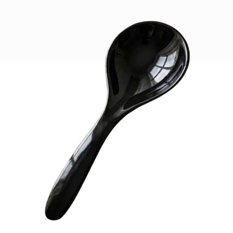 Melamine Black Serving Curry Spoon