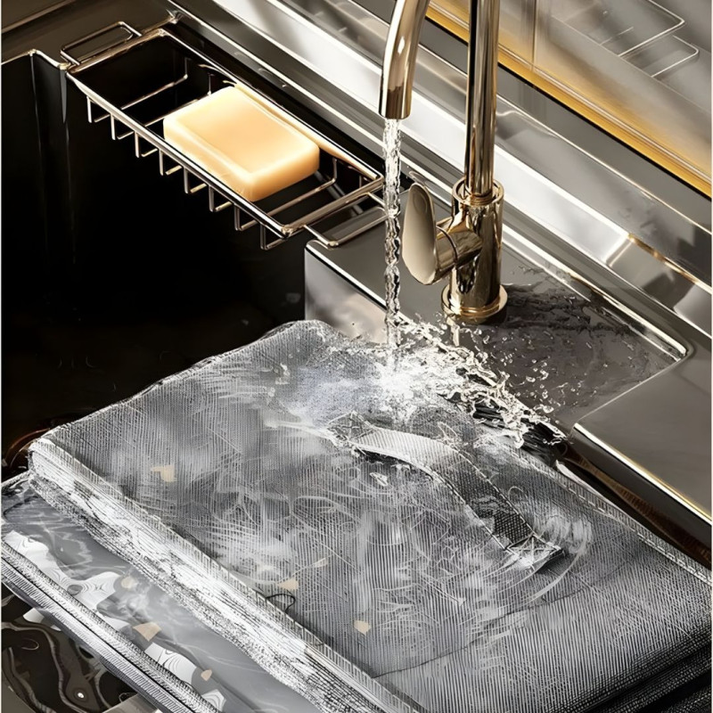 Foldable Linen Storage Box With Double Zipper