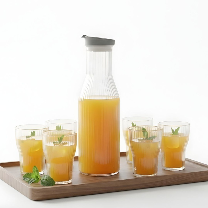 Choice Water Set Bottle With 6 Glasses Elegant Serving Set