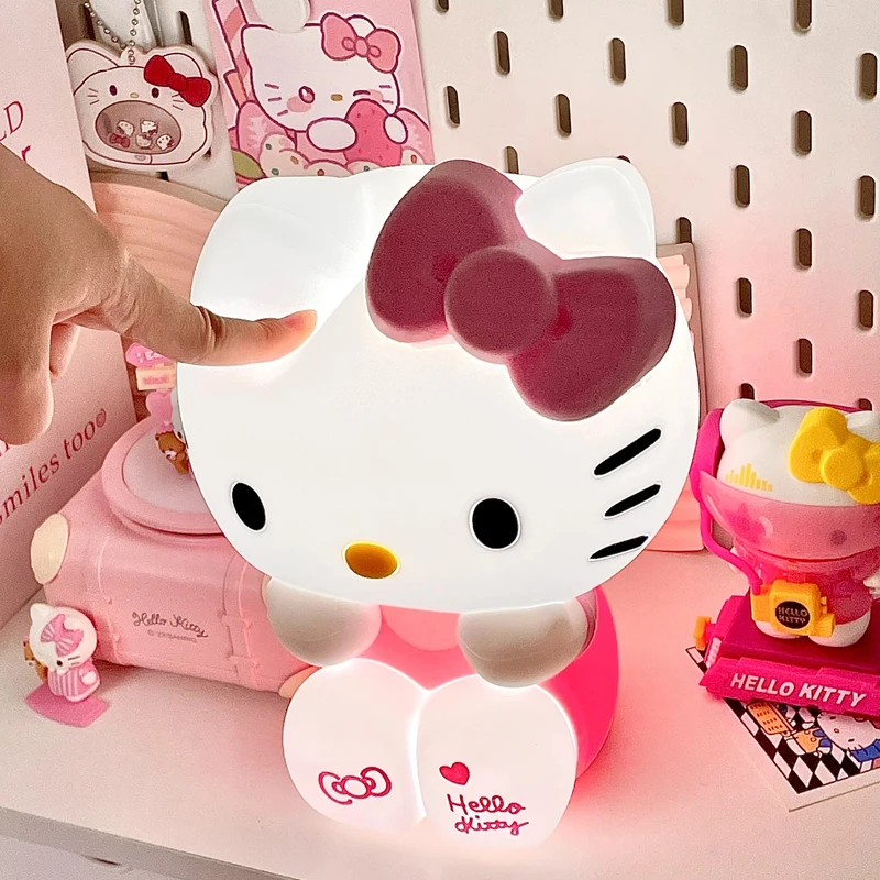 Silicone Hello Kitty LED Night Lamp Cute Cartoon Light