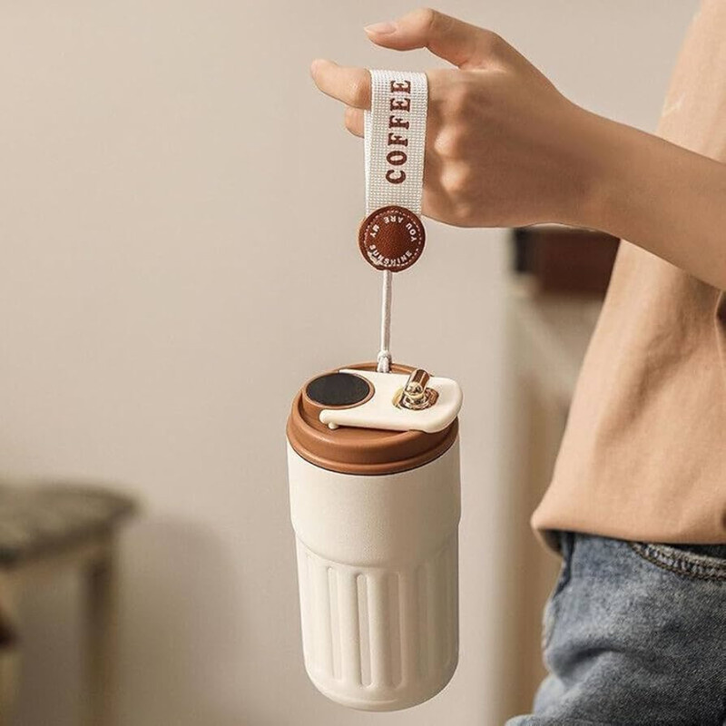 Portable LED Temperature Display Coffee Mug