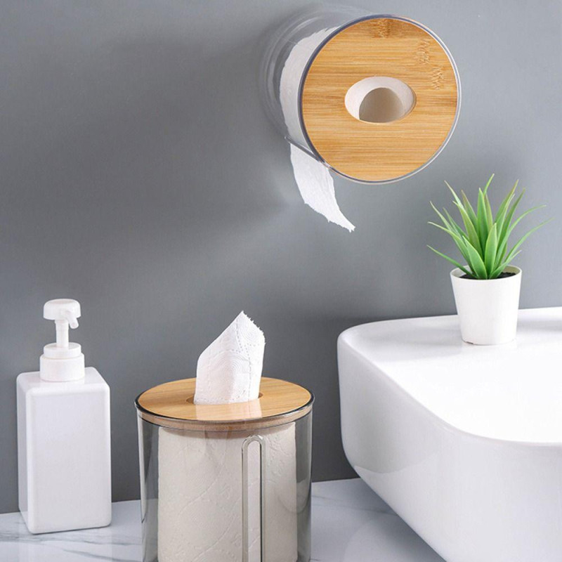 Transparent Acrylic Tissue Holder Modern Tabletop Tissue Box