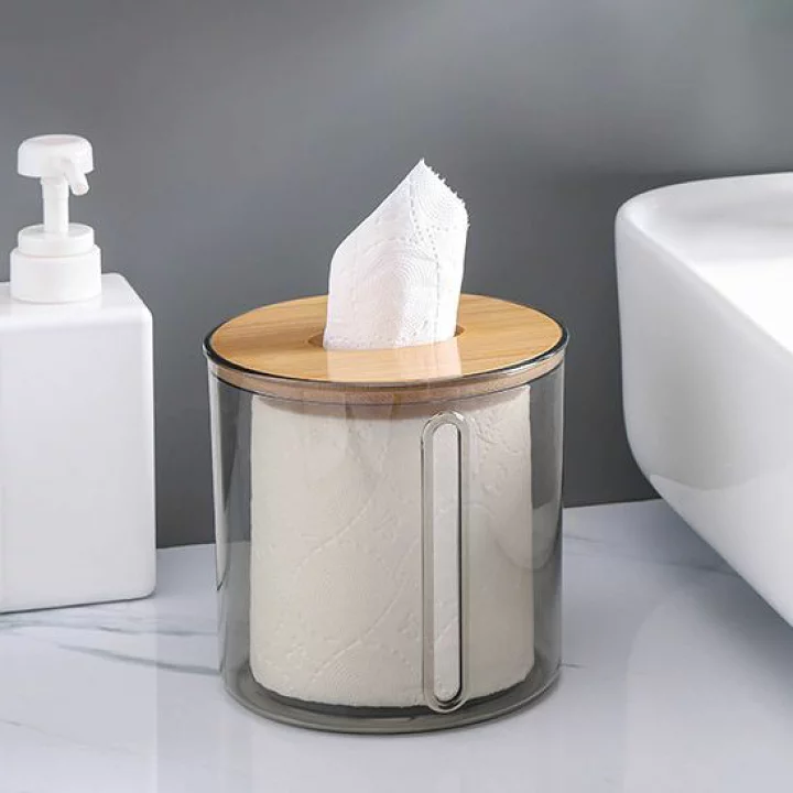 Transparent Acrylic Tissue Holder Modern Tabletop Tissue Box