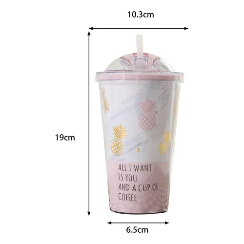 Reusable Double Wall Cups Leakproof Insulated Drinkware