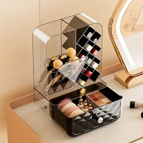 Multi Purpose Large Capacity Makeup Brush & Lipstick Storage Rack