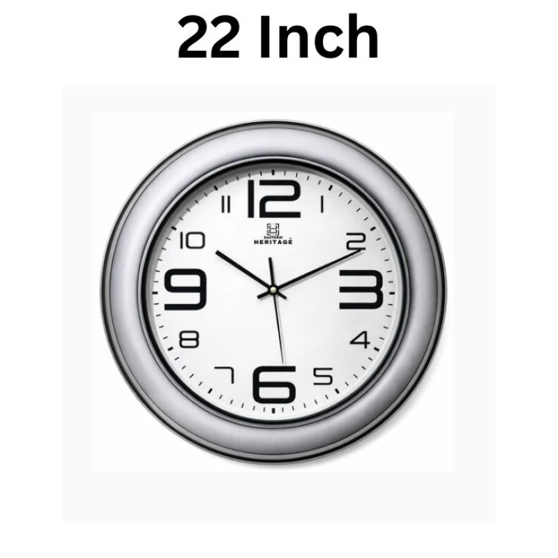 Heritage 22 Inch Dynamite White Wall Clock