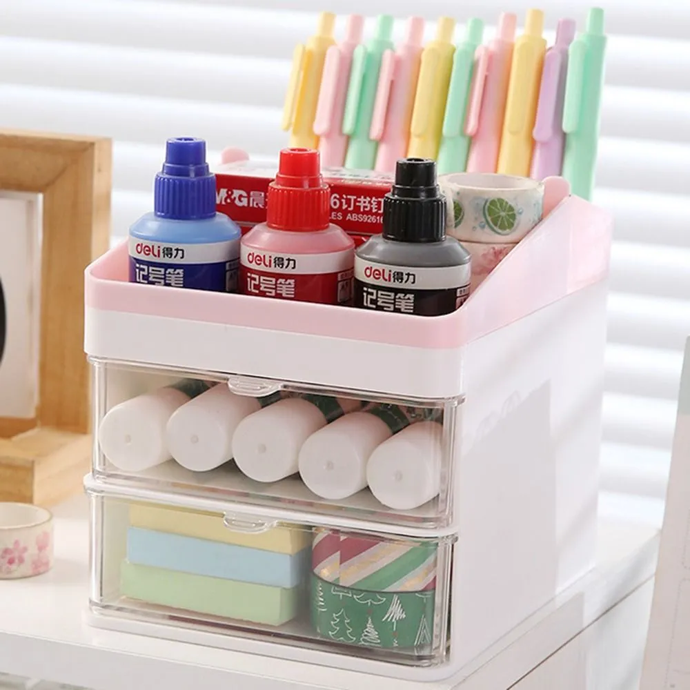 Cosmetic Desktop Storage Box Makeup & Skincare Organizer