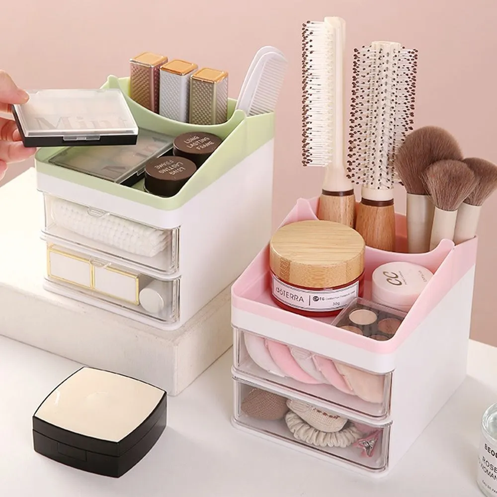 Cosmetic Desktop Storage Box Makeup & Skincare Organizer