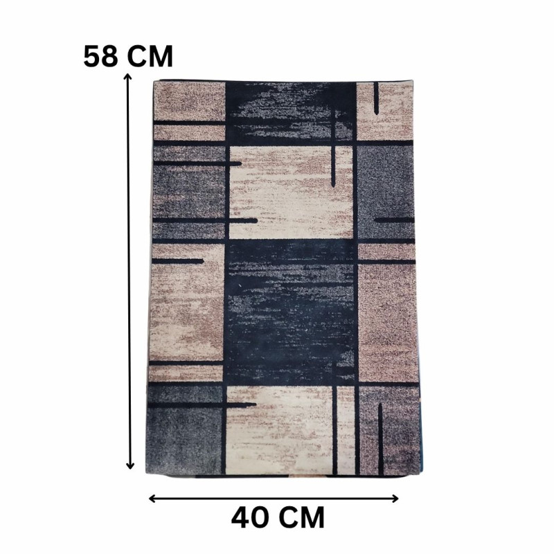 Textured Slate & Timber Nappa Leather Bath Non Slip Mat