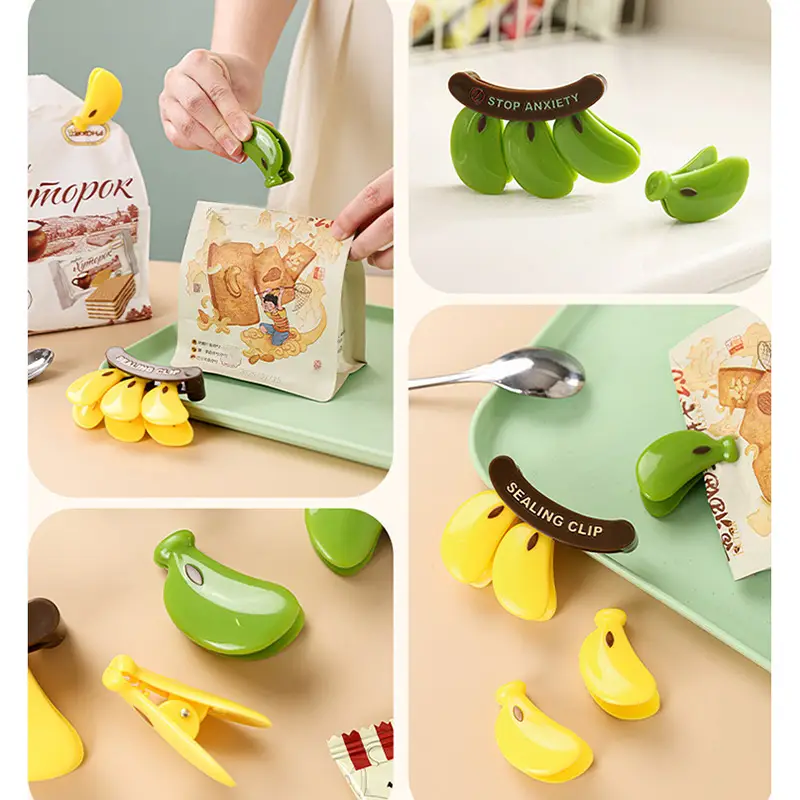 Banana Magnetic Sealing Clip Fridge Bag Sealer