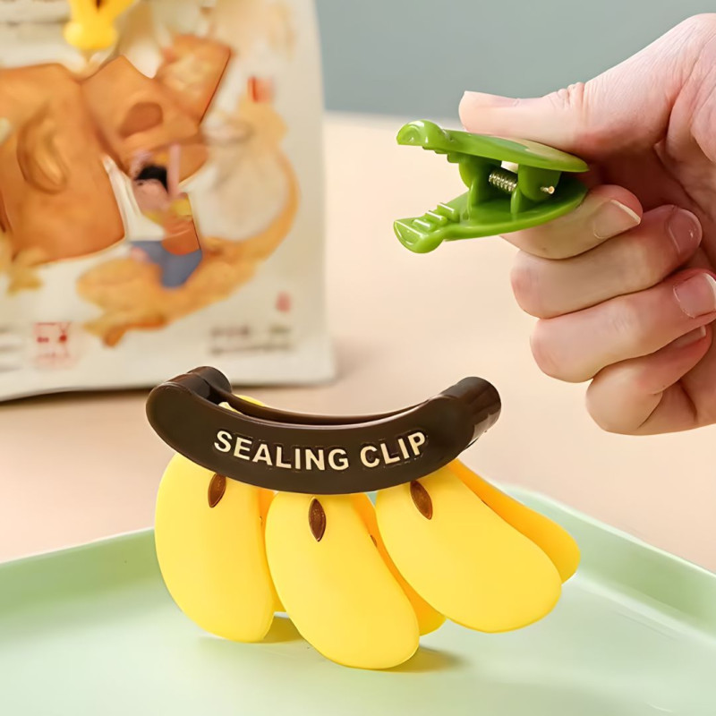Banana Magnetic Sealing Clip Fridge Bag Sealer