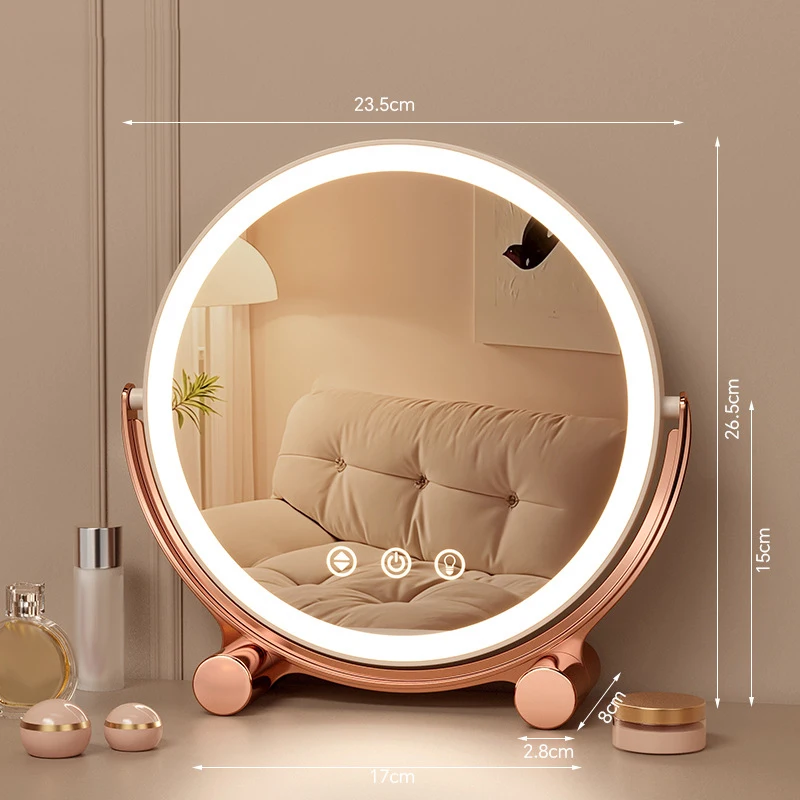 LED Desktop Makeup Mirror Studio Style Vanity Mirror