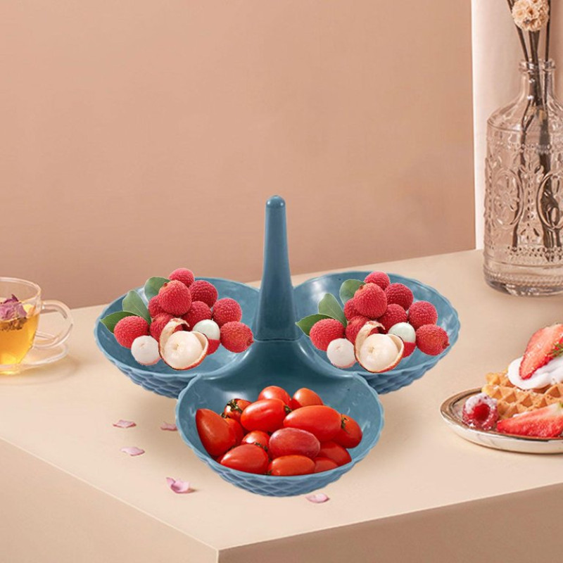 Stackable Fruit Display Tray Multi Layer Storage Basket