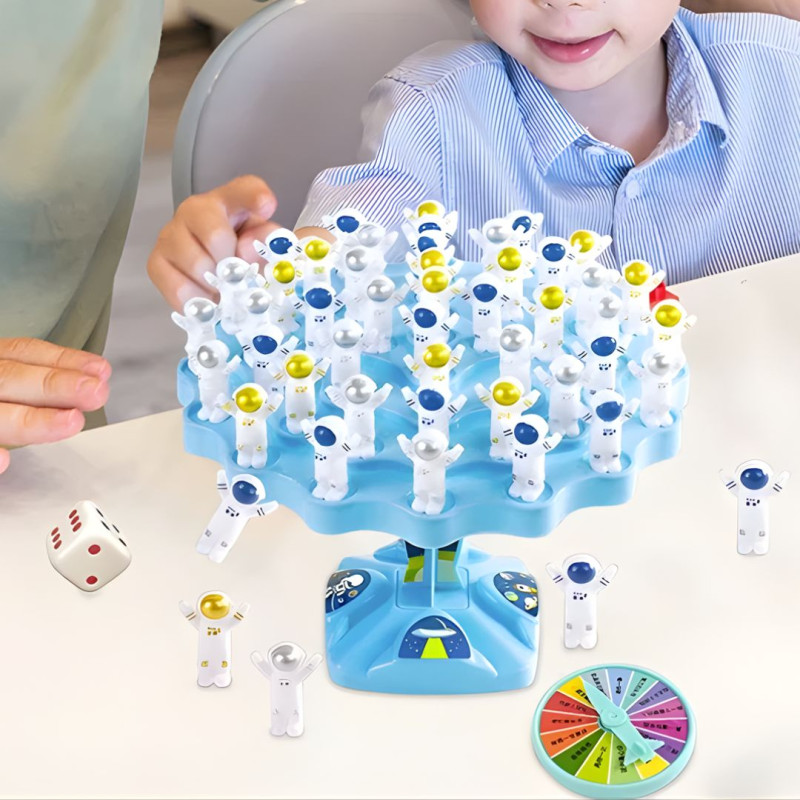 Balance Astronaut Stacking Game Fun Kids Building Toy