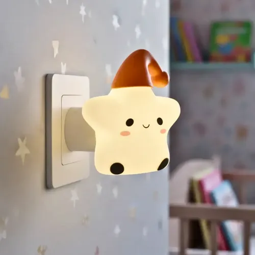 Cute LED Night Light USB Rechargeable Lamp