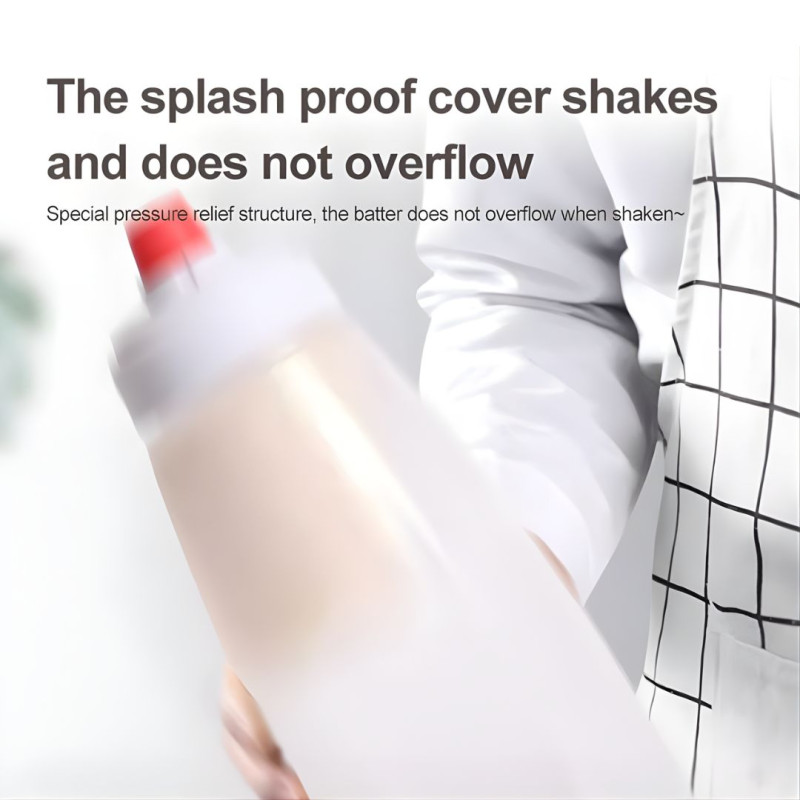 Pancake Batter Dispenser – 1000ML Mixing Bottle