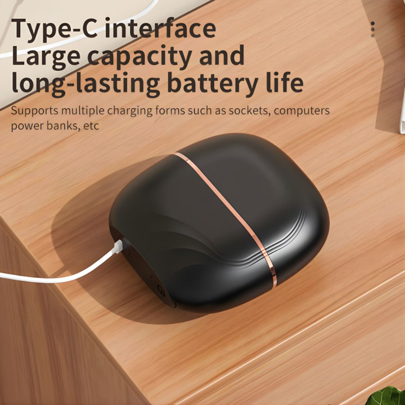 Mini Hair Straightening Comb Wireless Portable Hair Styler