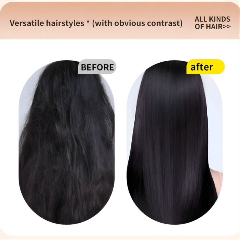Mini Hair Straightening Comb Wireless Portable Hair Styler