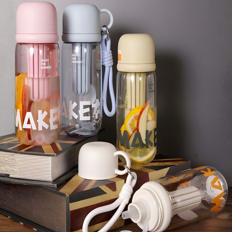 Stick Sipper Water Bottle 600ML Drinking Bottle