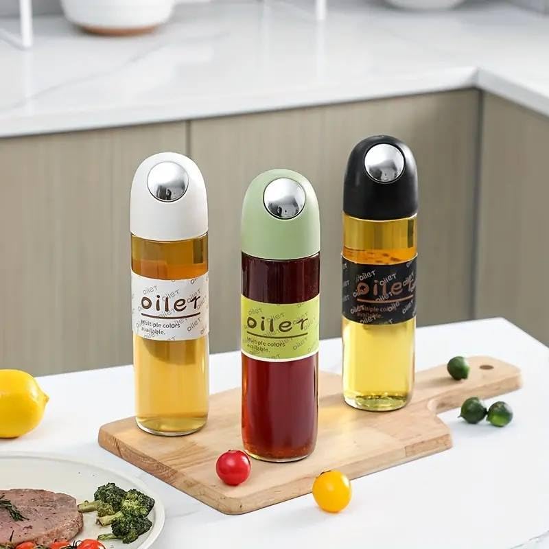Glass Oil Bottle 500ML Kitchen Dispenser