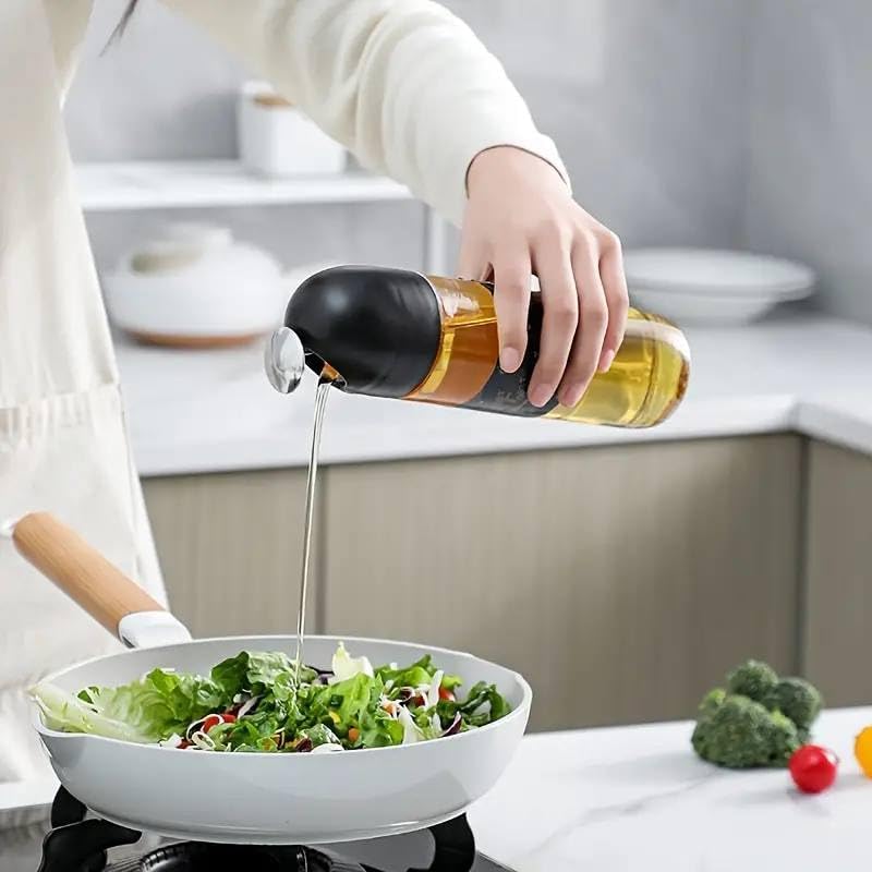 Glass Oil Bottle 500ML Kitchen Dispenser