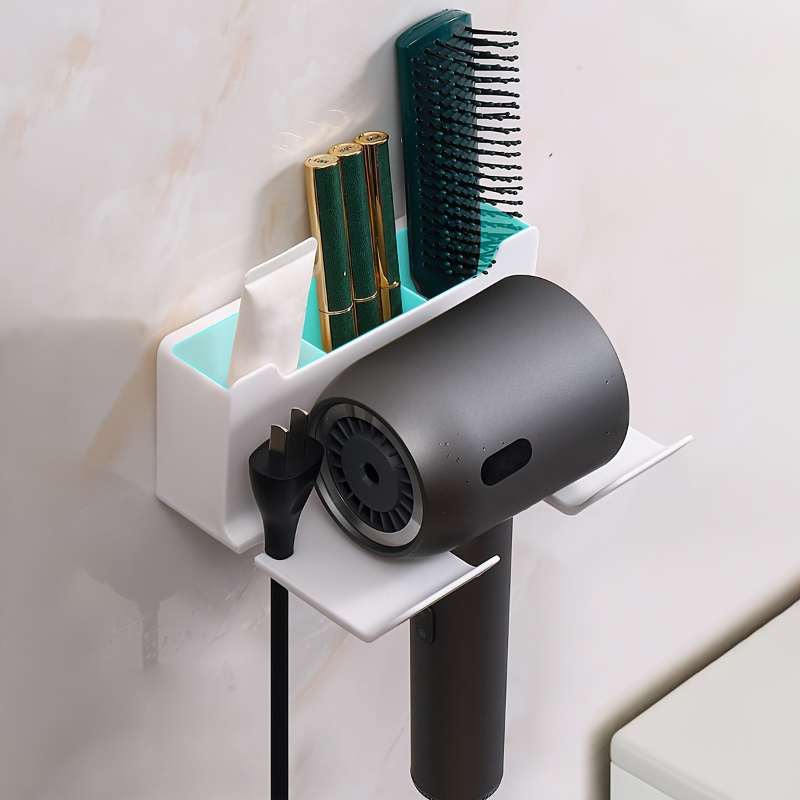 Hair Dryer Holder Wall Mounted Adhesive Stand