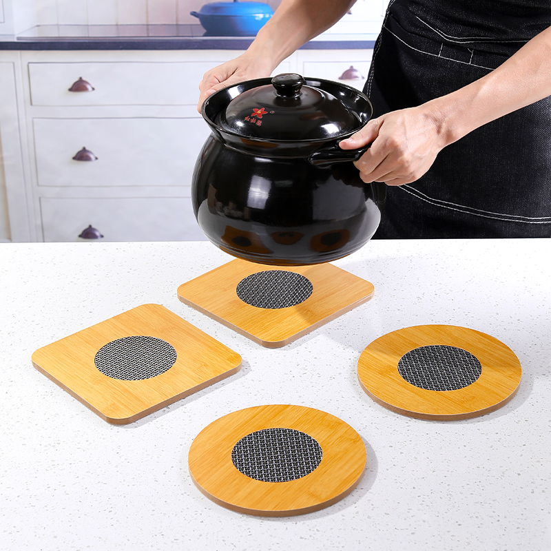 Wooden Heat Mat Heat Resistant Table Protector