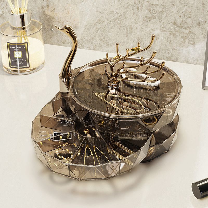 Swan Jewellery Organizer Decorative Accessories Storage Tray