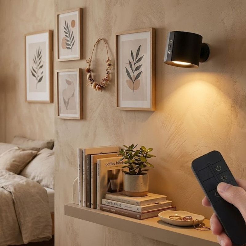 Wall Decor Aesthetic Light with Remote LED Ambient Wall Lamp