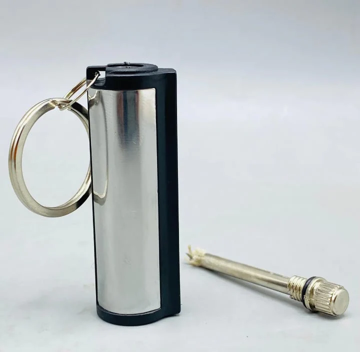 Fire Starter Flint Match Lighter Survival Camping Keychain