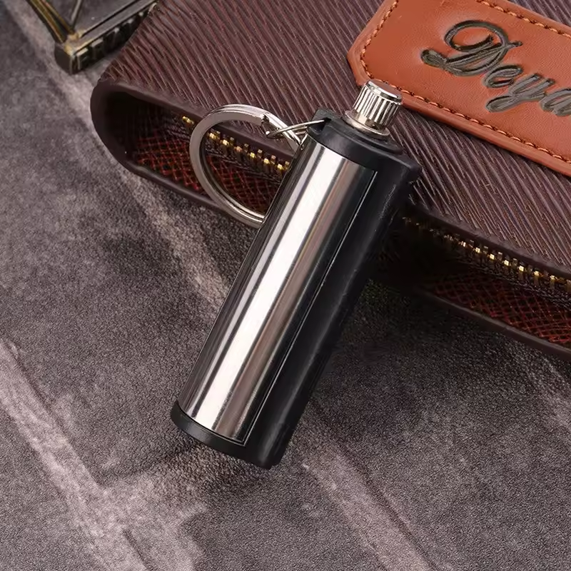 Fire Starter Flint Match Lighter Survival Camping Keychain