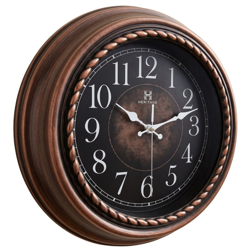 Heritage 14.95 Inch Titanic Nostalgic Brown Wall Clock