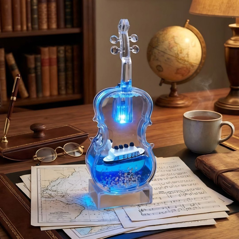Violin Design Paper Weight Decorative Desk Paperweight