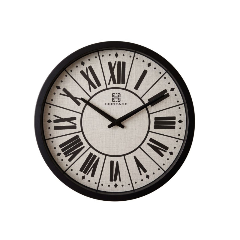 Heritage 20 Inch Moon Time Roman Beige Wall Clock
