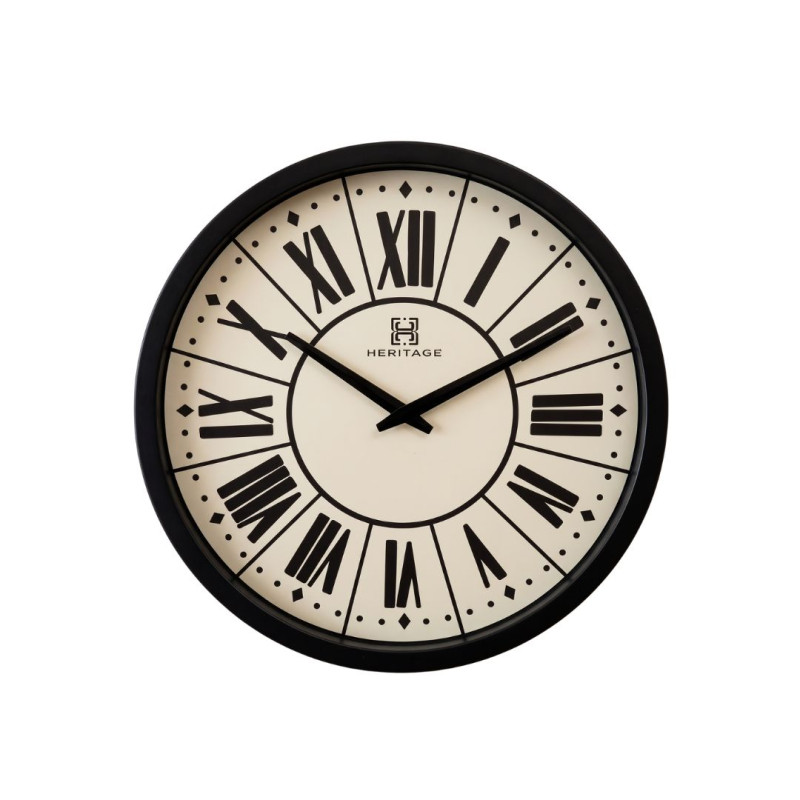 Heritage 20 Inch Moon Time Cream Roman Wall Clock