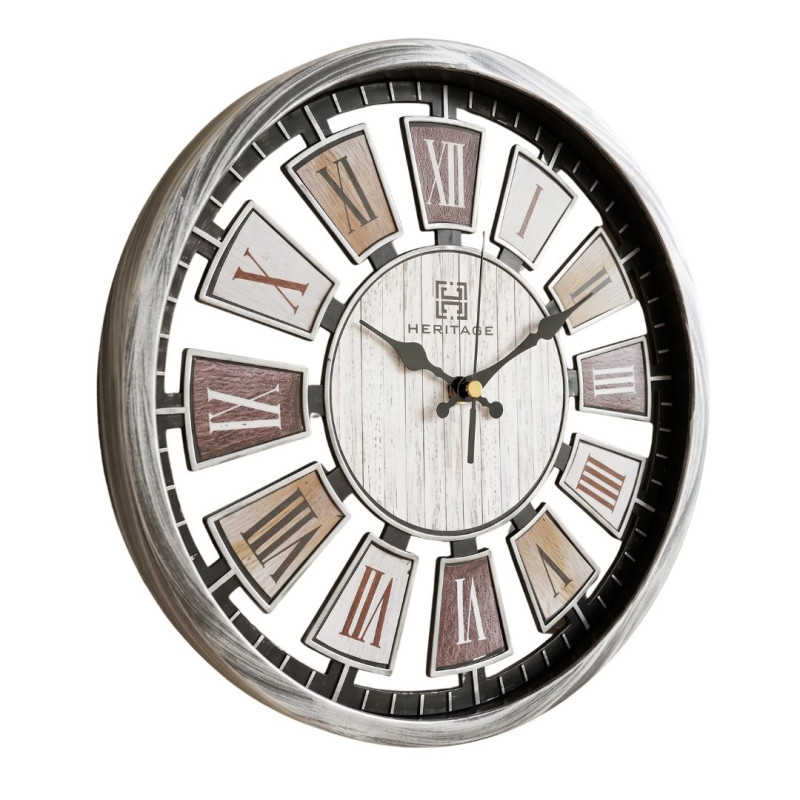 Heritage Numeral 14 Inch Grid Marble Wall Clock