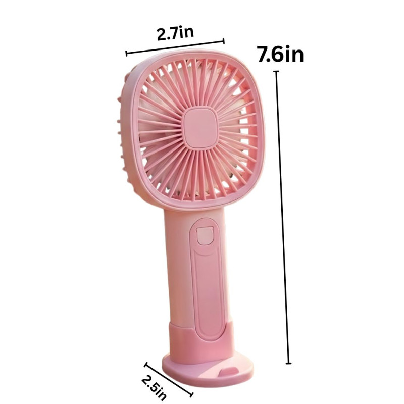 Mini Handheld Fan 3 Speed Portable Cooling Fan