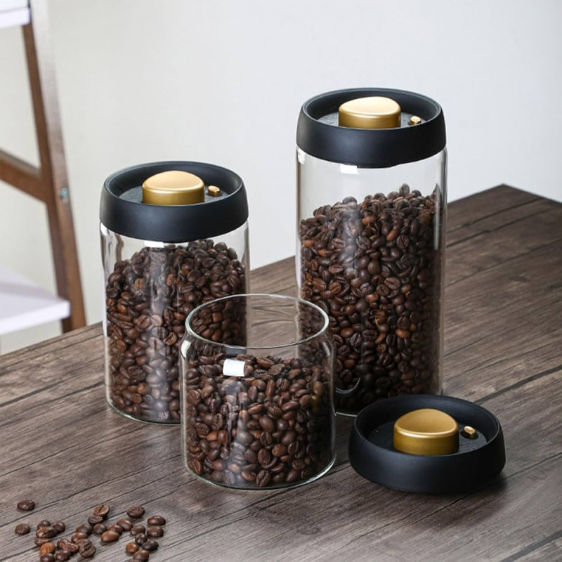 Lock Airtight Glass Jar Kitchen Storage Container (3 Sizes Available)