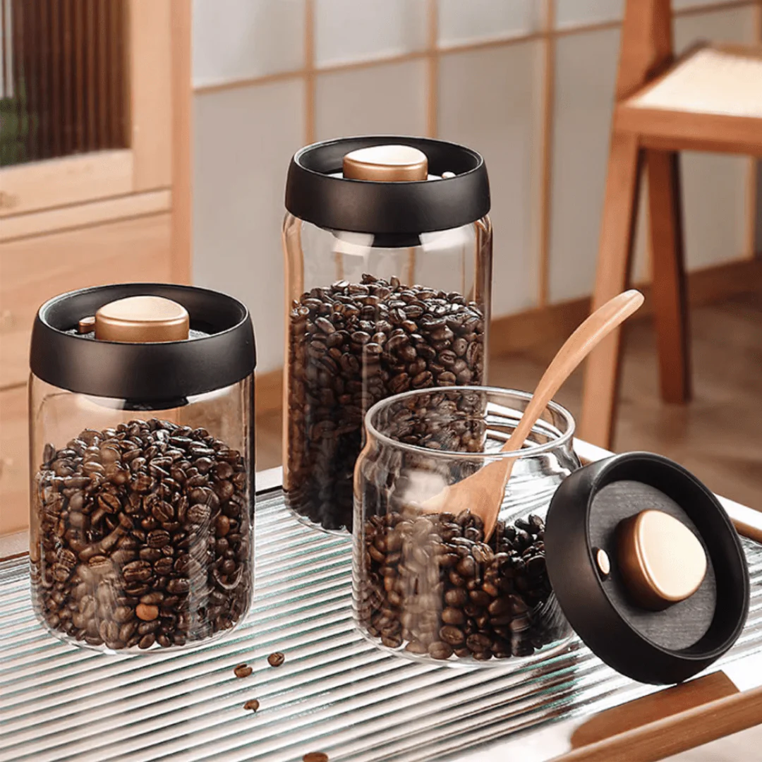 Lock Airtight Glass Jar Kitchen Storage Container (3 Sizes Available)