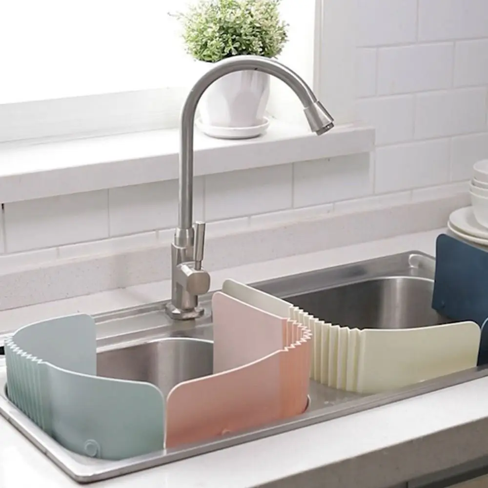 Kitchen Sink Folding Water Blocking Board Foldable Splash Guard