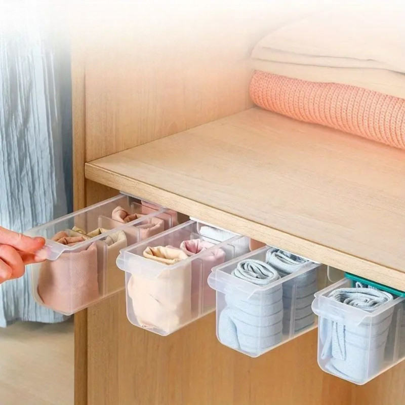 Undergarments Organizer Multi Compartment Storage Box