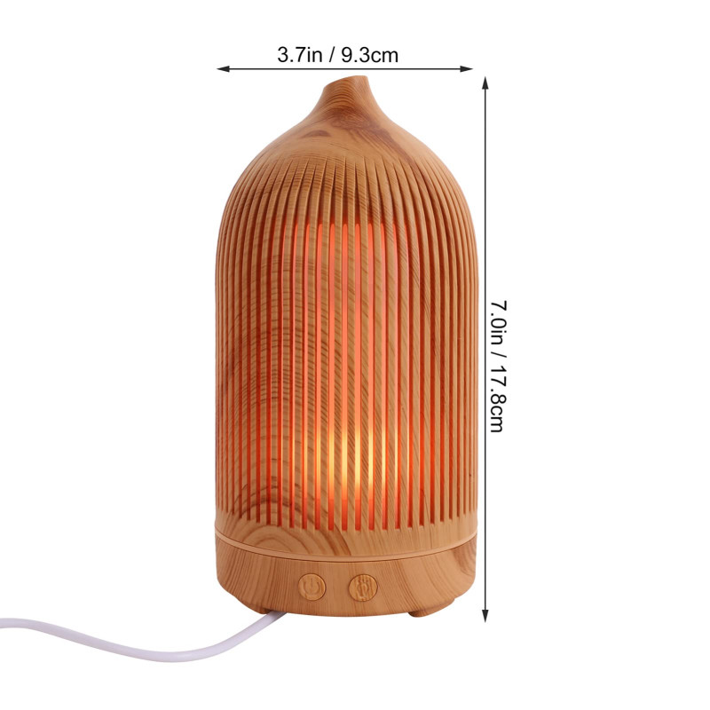 Big Wooden Electric Diffuser Aroma Humidifier