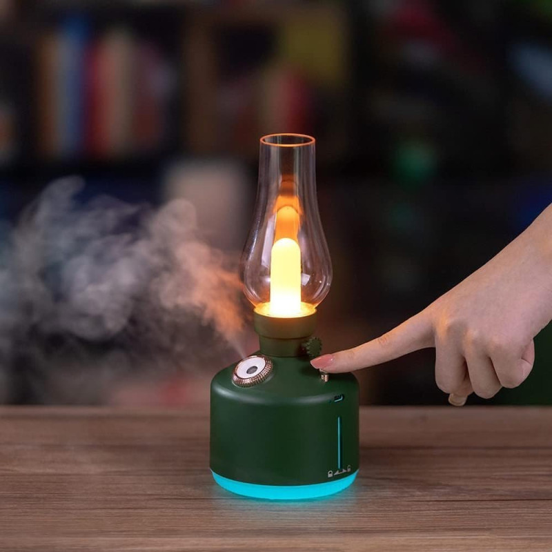 Tubelight Diffuser Rechargeable Portable Aroma Humidifier Lamp
